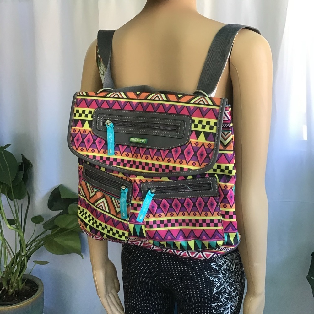 LILY BLOOM Cameron Crossbody Tablet Case PURSE Tribal Bag Recycled Eco